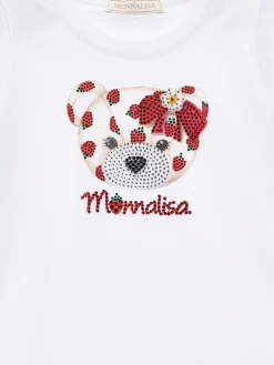 T-shirt teddy bear strass