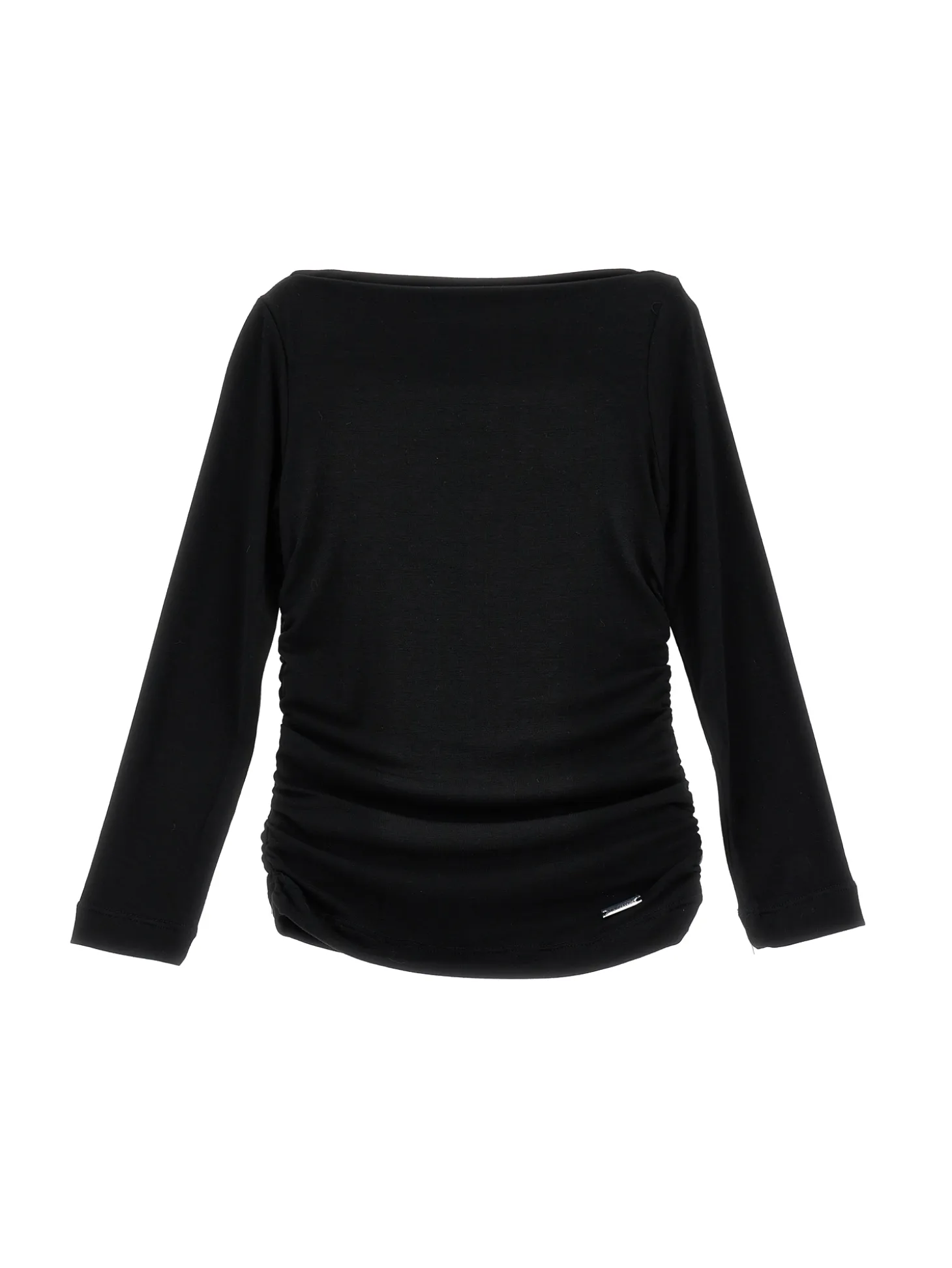 T-shirt viscosa drappeggiata