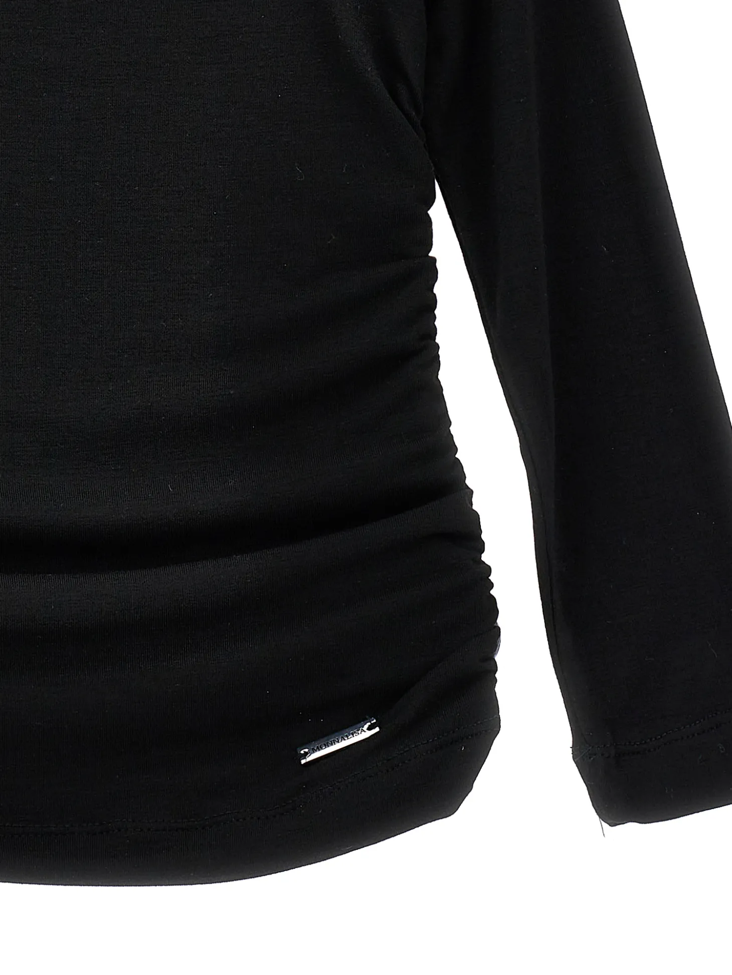 T-shirt viscosa drappeggiata
