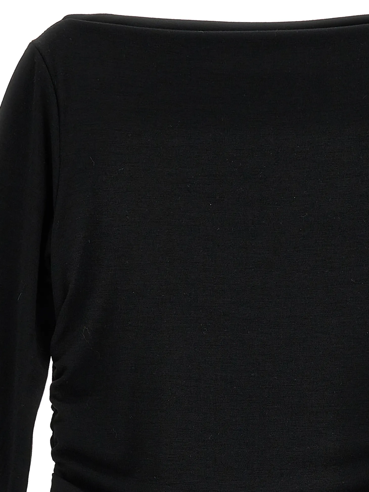 T-shirt viscosa drappeggiata