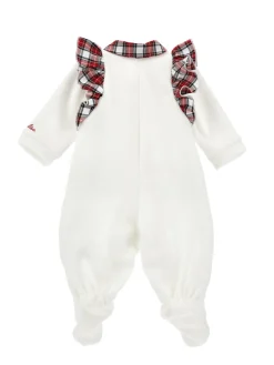 Tutina ciniglia con galette tartan