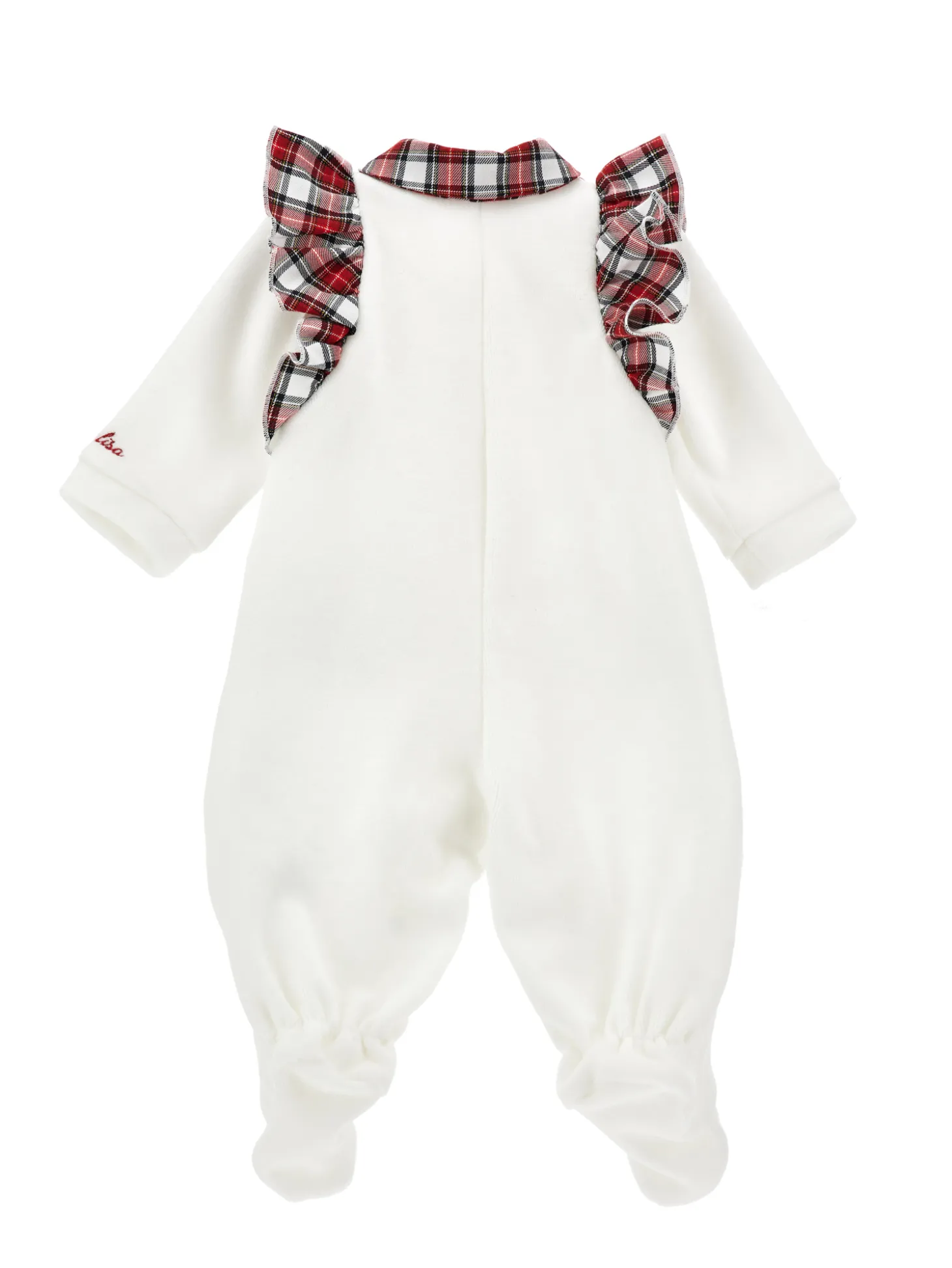 Tutina ciniglia con galette tartan