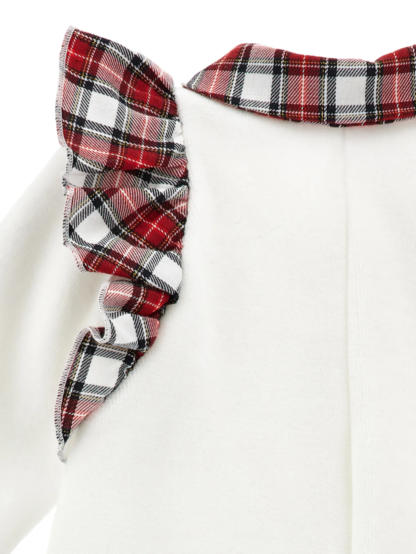 Tutina ciniglia con galette tartan