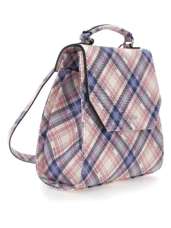 Zainetto tessuto tartan